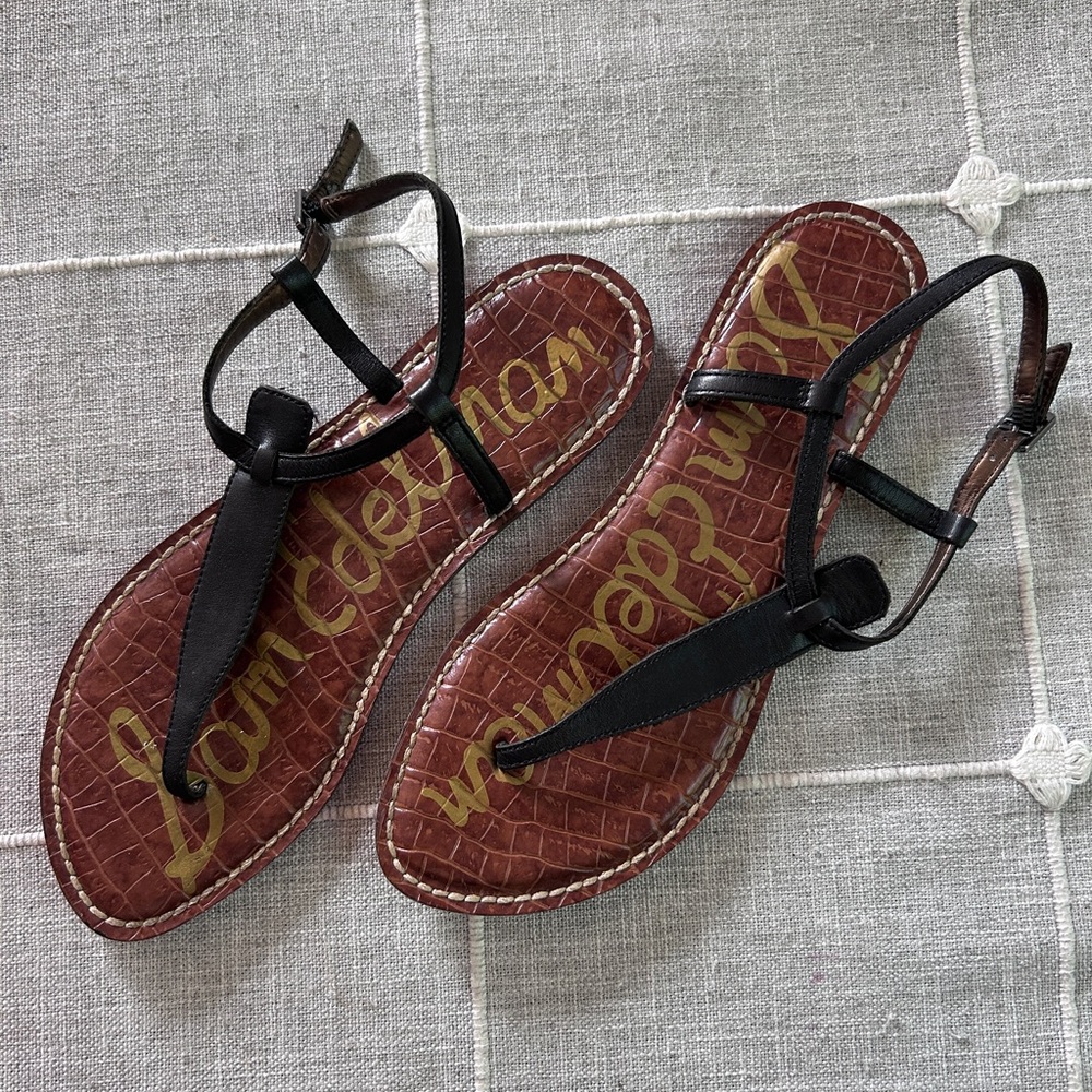 Sam Edelman Brown and Black Sandals